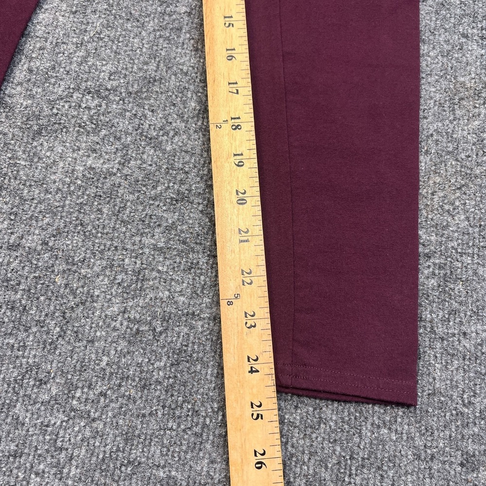 American Eagle Hi Rise Leggings Womens Size Small Maroon Red Yoga Pants - Picture 4 of 8